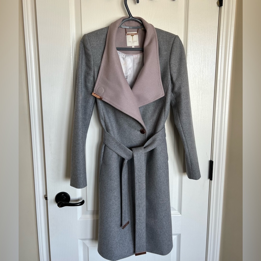 Ted Baker long line Size 1 coat - Picture 4 of 9